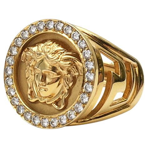 buy versace gold ring|versace 18k gold ring.